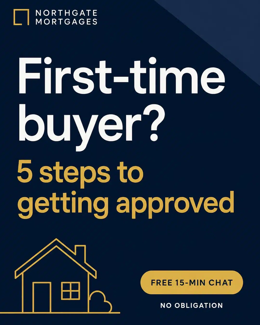 Social media post for a mortgage adviser, designed by Step Social